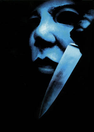 Bakgrunnsbilde med skrekkfilm-skurken Michael Myers — Oppo Pad 5 Matteskjerm Bakgrunner