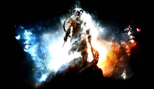Skyrim Chromebook-bakgrunnsveggpapir — Chromebook Bakgrunner