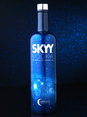 Skyy Vodka Starry Skyy-variant — Mørkeblå GIF Bakgrunner