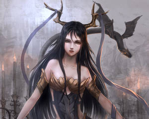 Trist demonjente — Kul demon slayer Bakgrunner