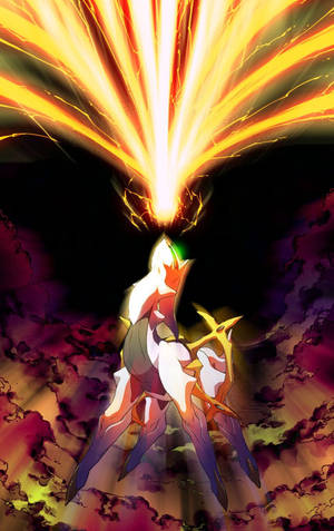 Eksploderende Ild-type Arceus-telefonbakgrunn. — Galaxy Tab Bakgrunner
