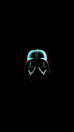 AMOLED-bakgrunn av Darth Vader på svart bakgrunn. — AMOLED Bakgrunner