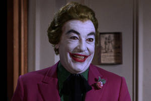 Smilende joker Cesar Romero — Jokeren Bakgrunner