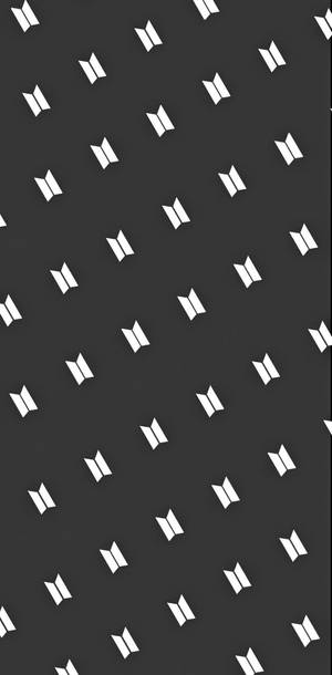 Sømløst BTS-loggomønster bakgrunnsbilde — Bts-logo-GIF Bakgrunner
