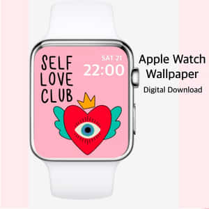 Søt Apple Watch-klokkeskjerm med kjærlighet