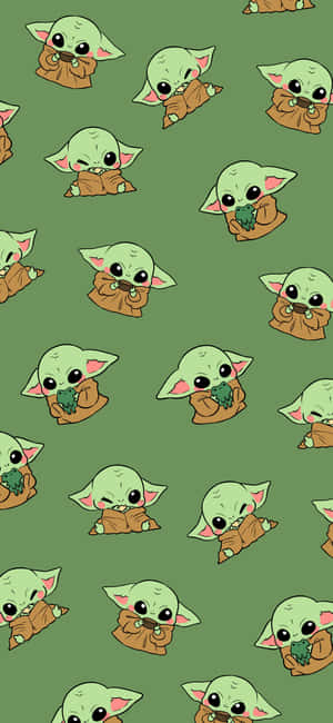 Søte Baby Yoda-bilder — IQOO Z11 Lite 44W Bakgrunner