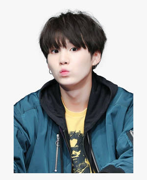 Søt BTS Suga som surmuler