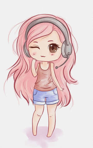 Chibi-bilder — Pixel Tablet Bakgrunner