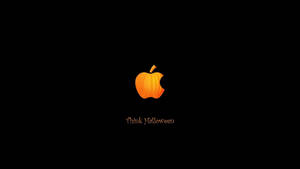 Søt estetisk Halloween-gresskar-eple — Halloween iPhone Bakgrunner