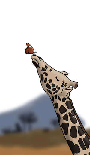 Søte Giraffbilder — Galaxy Tab A11 Bakgrunner