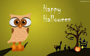 Søt Halloween-ugle
