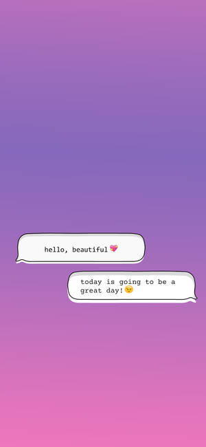 Søt Instagram-samtale — iPhone 13 Pro Bakgrunner