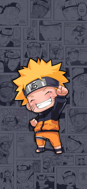 Naruto Chibi — Oppo Find X10 Pro Max Bakgrunner