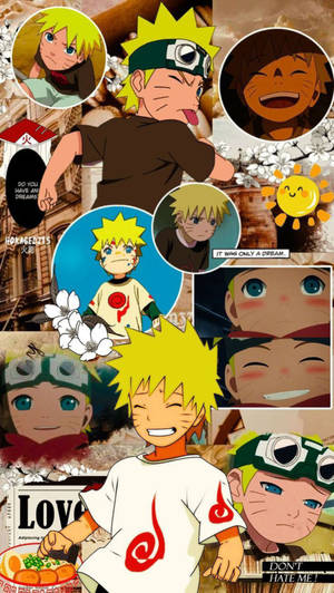 Søt Naruto-kollasj — Kult naruto GIF Bakgrunner