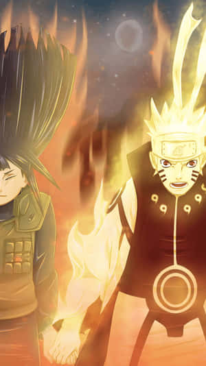 Søt Naruto og Hinata-kraft — Kult naruto GIF Bakgrunner
