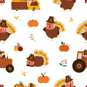 Søt Thanksgiving-bakgrunn — Søt Thanksgiving Bakgrunner