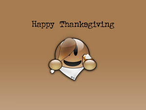 Søt Thanksgiving-brun cupcake — Søt Thanksgiving Bakgrunner