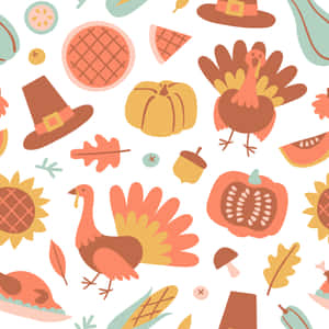 Søt Thanksgiving-bakgrunn — Søt Thanksgiving Bakgrunner