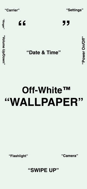 Off White iPhone-bakgrunn — iPhone 18 Pro Bakgrunner