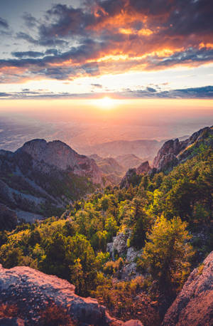 Solnedgang Sky Fjell iPhone — Honor MagicPad 3 Pro 12.3 Bakgrunner