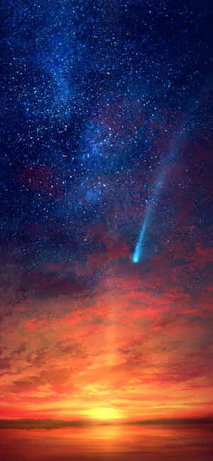 Anime solnedgang iPhone — iPhone 15 Bakgrunner