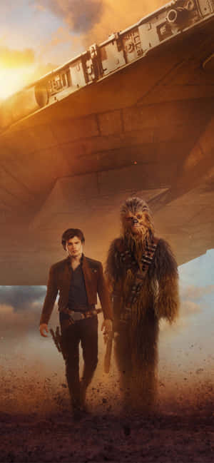 Solo: A Star Wars Story filmplakat — Huawei Mate X Bakgrunner