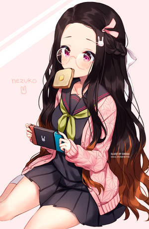 Spiller Demon Slayer Nezuko — Demon Slayer Nezuko Bakgrunner