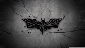 Sprukket Batman-logo bakgrunnsbilde