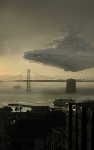 Star Destroyer Star Wars-nettbrett — Infinix Xpad 30 Pro Bakgrunner