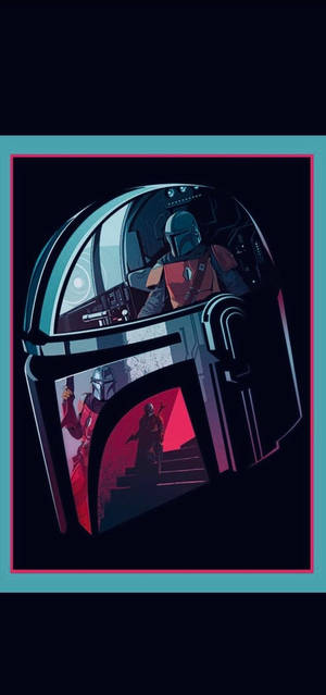 828x1765 The Mandalorian — iPhone 13 Mini Bakgrunner