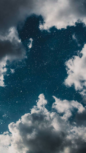 Stjerneklar blå himmel — Blå himmel Bakgrunner