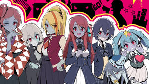 Bakgrunnsbilde med stjernene i Zombie Land Saga — iMac Bakgrunner