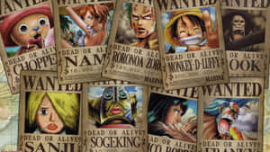 Stråhatt-piratene — One piece skrivebord Bakgrunner