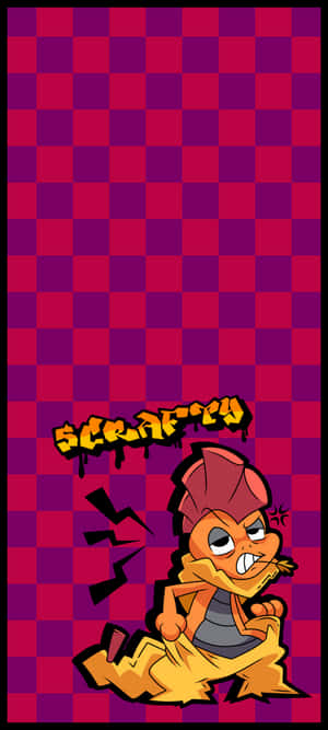Street art stil Scrafty — Pixel 11 Bakgrunner