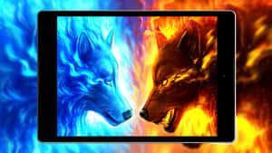 Super Cool Wolf — Ulv Bakgrunner