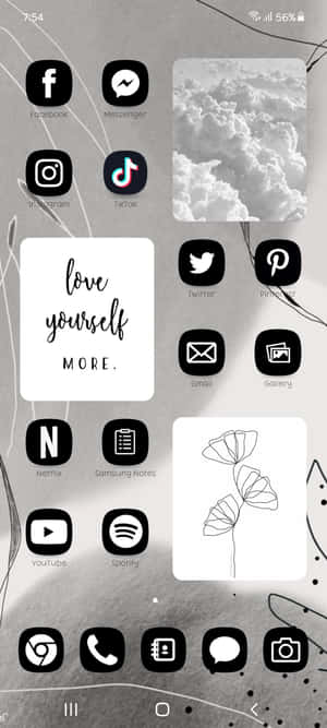 Estetiske widget-bilder — OnePlus Nord CE5 Bakgrunner