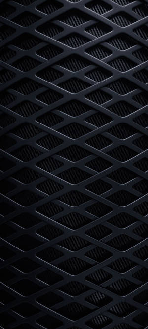 Svart iPhone rombe-grid bakgrunnsbilde — Pixel 10 Bakgrunner