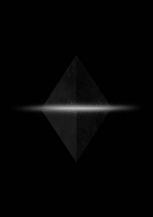 Svart pyramide med speilkopi bakgrunn — OnePlus Pad 2 Pro Bakgrunner