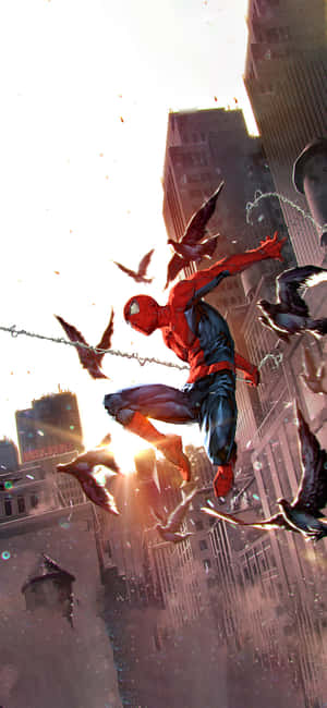 Spiderman Bakgrunn — Galaxy A18 Bakgrunner