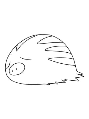 Swinub fargeleggingsside — Pokemon-telefon Bakgrunner