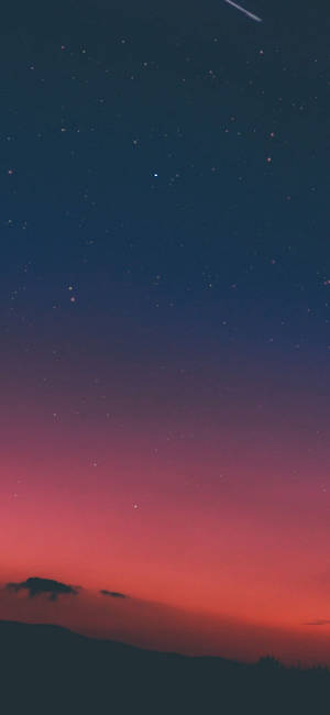 1125x2436 Nattehimmel solnedgang rosa natur iPhone X-bakgrunn. iPhone X — iPhone X Bakgrunner