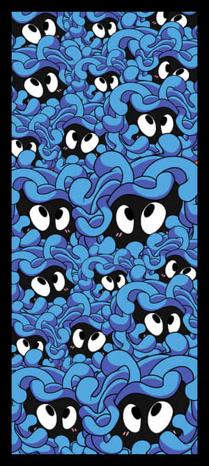 Tangela-ansiktsmønster — Pixel 10 Bakgrunner