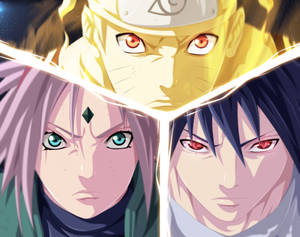 Team 7 Sakura, Naruto Og Sasuke bakgrunnsbilde — Naruto og sasuke Bakgrunner