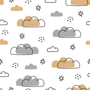 Tegneserie Himmel Bakgrunn — iPad 10. generasjon Bakgrunner