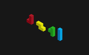 Tetris spillblokker bakgrunnsbilde