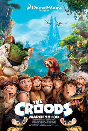 The Croods 3D Filmplakat — Huawei MatePad Air (2026) Bakgrunner