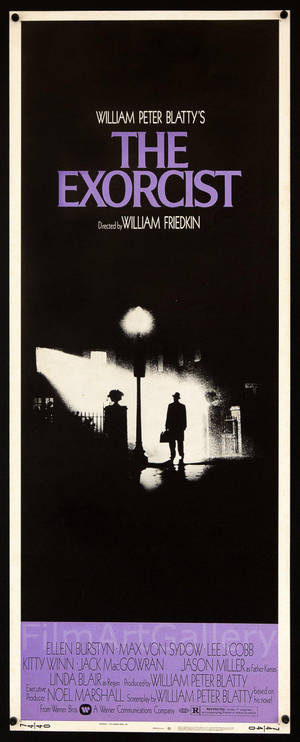 The Exorcist lang filmplakat — Galaxy Z Fold 6 Bakgrunner