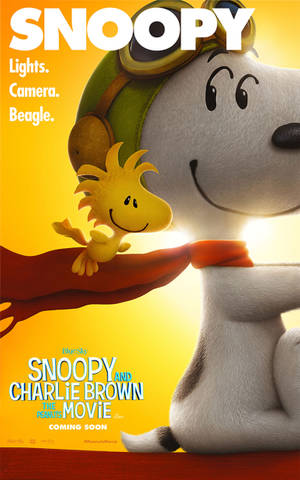 The Peanuts Movie – Snoopy-plakat — Xiaomi Pad Mini Bakgrunner