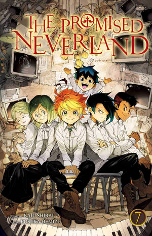 The Promised Neverland Bind 7 Forside mobilbakgrunn — RedMagic Astra Bakgrunner