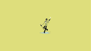 The Riddler Long Halloween Minimalistisk Aestetisk Laptop — Minimalistisk estetikk bærbar PC Bakgrunner